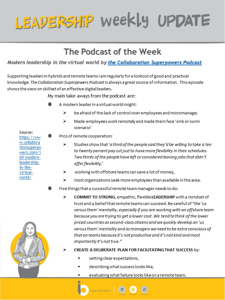 weekly update 30.01.20 2